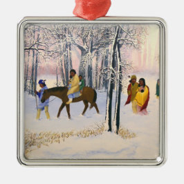 Spur der Riss-Kunst-Verzierung Silbernes Ornament