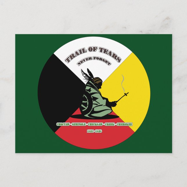 Spur der Tränen Postkarte (Vorderseite)