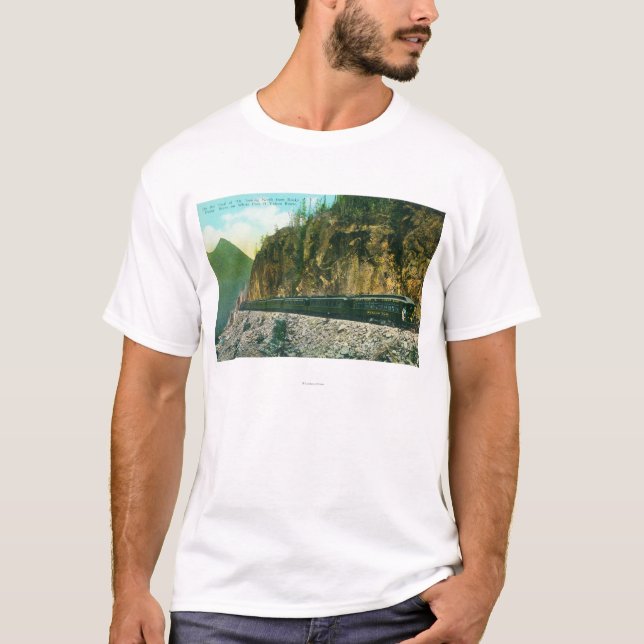 Spur nördlich des felsigen Punktes, des weißen T-Shirt (Vorderseite)