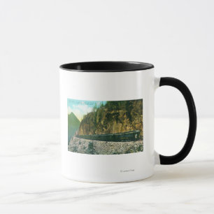 Spur nördlich des felsigen Punktes, des weißen Tasse