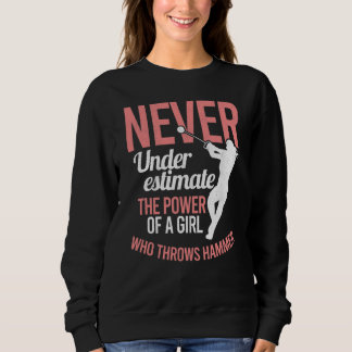 Spur- und Feldfrauen werfen Girl-Wirbel-Hammer Thr Sweatshirt