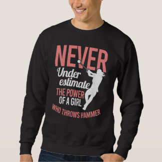 Spur- und Feldfrauen werfen Girl-Wirbel-Hammer Thr Sweatshirt