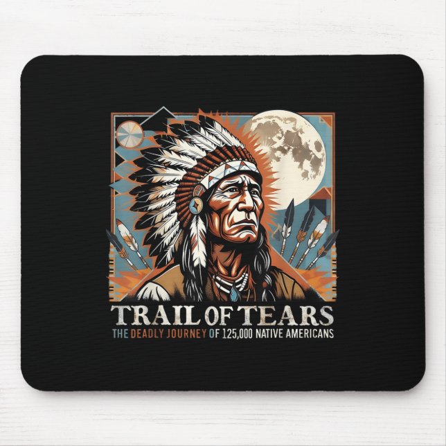 Spur von Tränen Memorial Native American Mousepad (Vorne)
