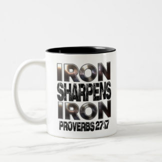 Spuren 27-17 Eisen-Schärfe Eisen Zweifarbige Tasse