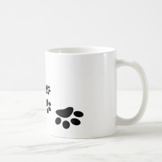 Spuren des Jungen Kaffeetasse