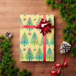 Spuren in der Sonne machen Geschenkpapier