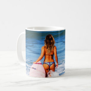Spüren Sie die Welle durch den Schaufel Kaffeetasse