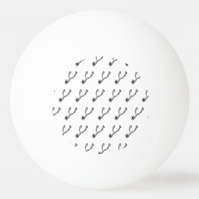 Spuren Tischtennisball (Vorderseite)