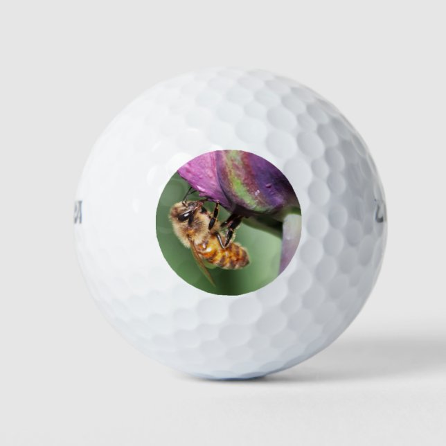 Spürende kleine Biene Golfball (Vorderseite)