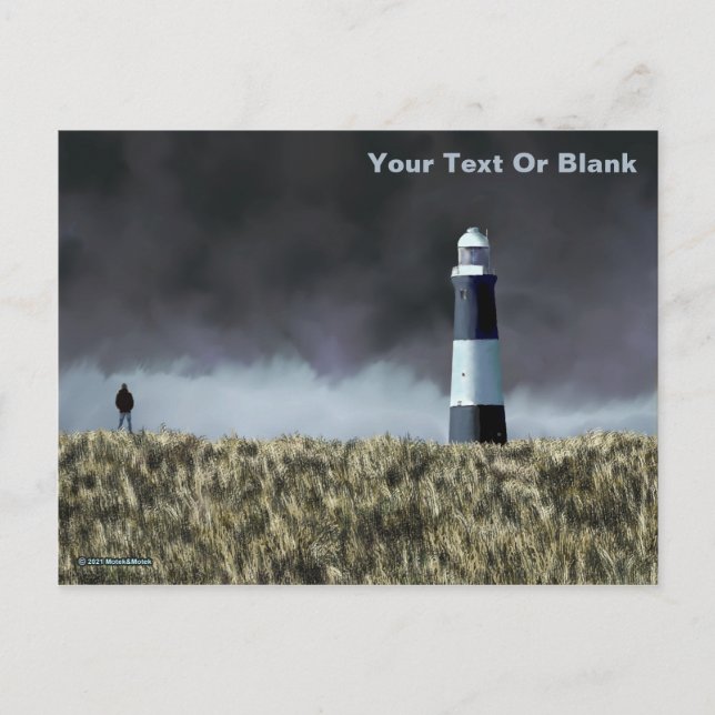 Spurn Point Lighthouse Postkarte (Vorderseite)