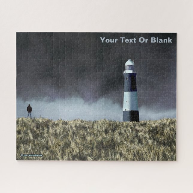 Spurn Point Lighthouse Postkarte (Horizontal)