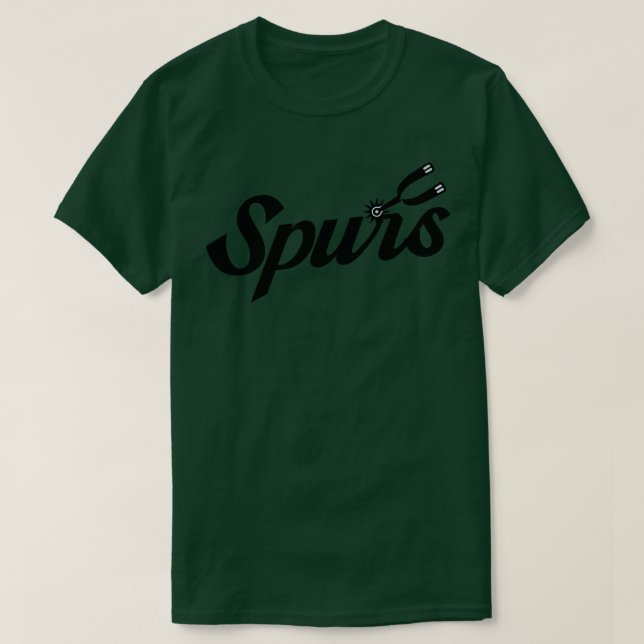 Spurs Basketball Retro T-Shirt (Design vorne)