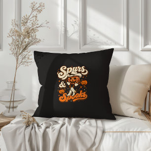 Spurs & Spooks Western Halloween Design Kissen