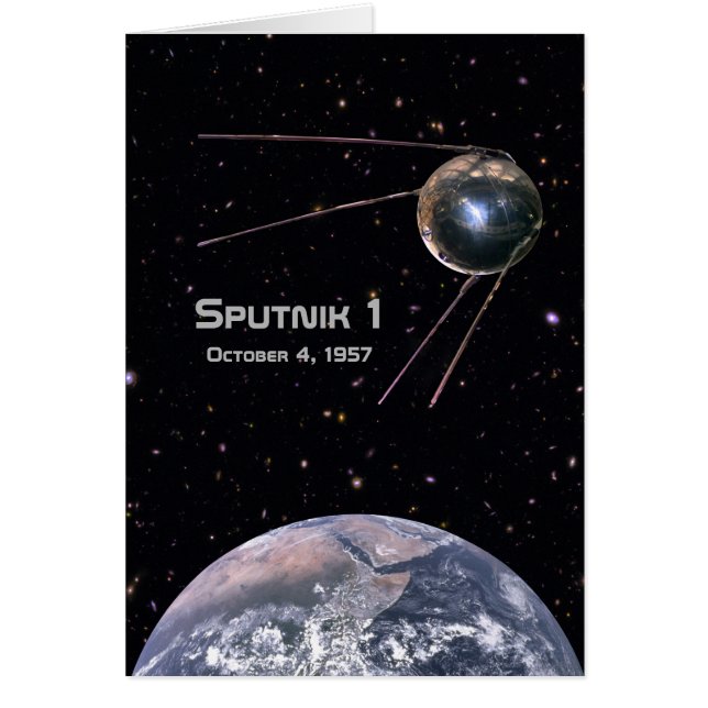 Sputnik 1 Satellit der Erde (Vorne)