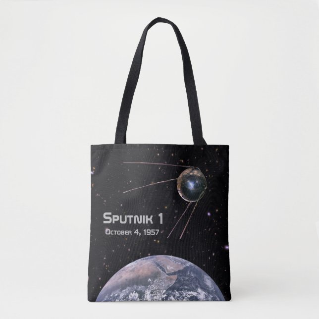Sputnik 1 Satellit der Erde Tasche (Vorderseite)