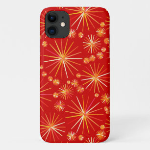 Sputnik-Muster aus der Mitte des Jahrhunderts, tie Case-Mate iPhone Hülle