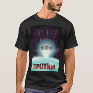 Sputnik "Rennen auf die Sterne" T-Shirt