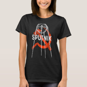 Sputnik Satellite Spacecraft Sowjetunion Gewerksch T-Shirt