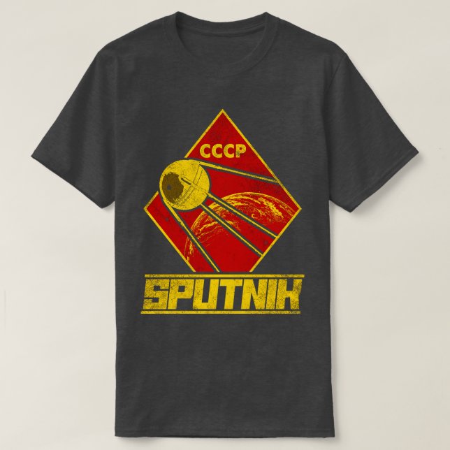 Sputnik Satellite T-Shirt (Design vorne)