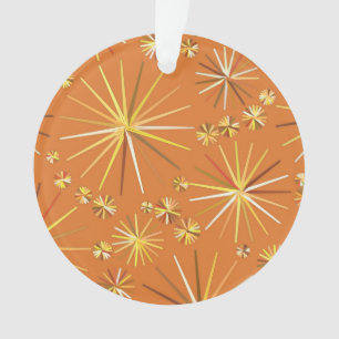 Sputnikmuster aus der Mitte des Jahrhunderts, Terr Ornament