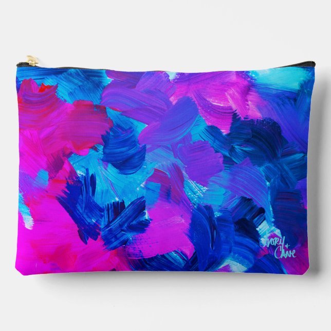 SPWW Electric Vibes Large Print Cut Sew Bag Zubehörtasche (Vorderseite)