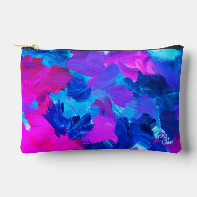 SPWW Electric Vibes Print Cut Sew Bag Zubehörtasche (Vorderseite)