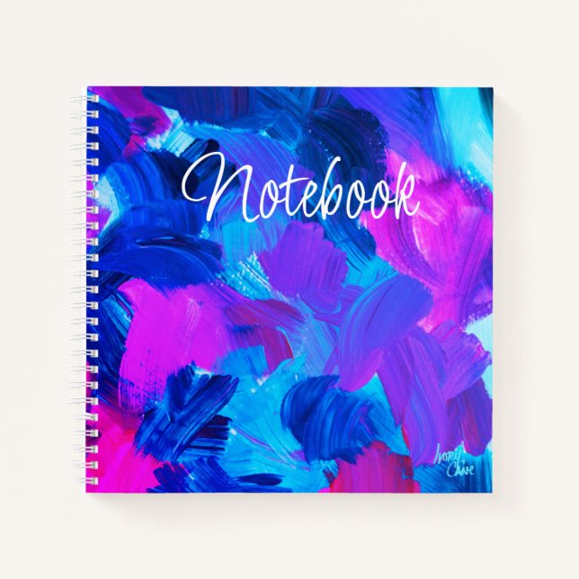 SPWW Electric Vibes Spiral Notebook Notizbuch (Vorderseite)