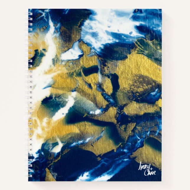 SPWW Gleaming Indigo Spiral Notizbuch (Vorderseite)