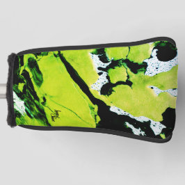 SPWW Keylime n' Slide Black & Green Abstrakt Golf Headcover