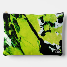 SPWW Keylime n' Slide Green & Black Abstrakt Large Zubehörtasche