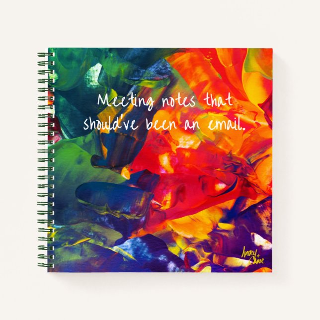 SPWW Psychedelic Spiral, Spiral Notebook Notizbuch (Vorderseite)