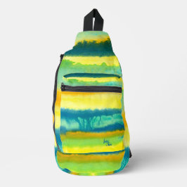 SPWW Tangoed Tier Aquamarin Grün & Orange Crossbod Crossbody Bag