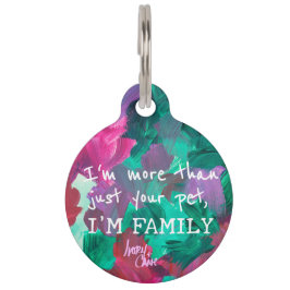 SPWW Touch der Jewel Tones Round Pet Tag Haustiermarke