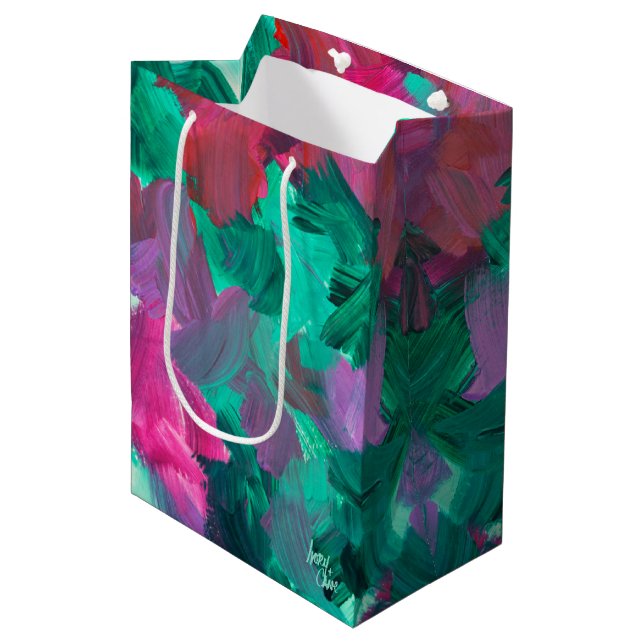 SPWW-Touch von Jewel Tones Mittlere Geschenktüte (Vorderseite Schrägansicht)