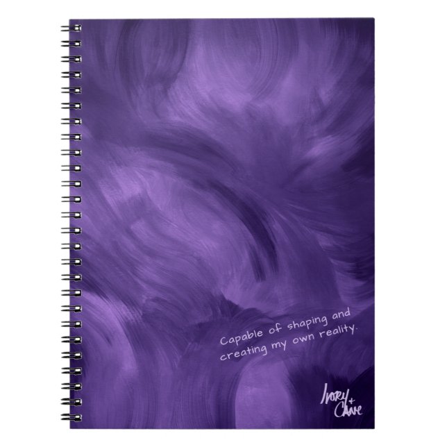 SPWW Violet Flux libre Haze Purple Spira Journal (Devant)