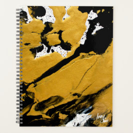 SPWW Zündendes Soul Black & Gold Große Monatszeits Planer