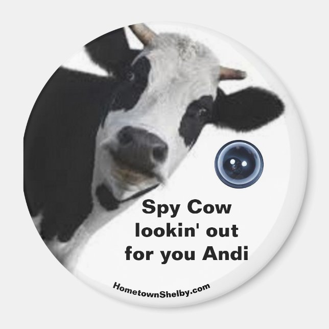 Spy Cow sucht euch Andi Spaß Magnet (Vorne)