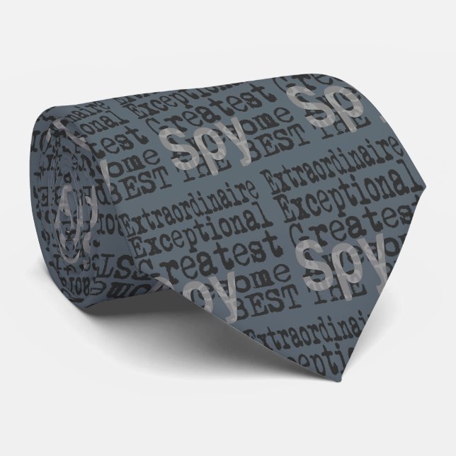 Spy Extraordinaire Krawatte (Gerollt)