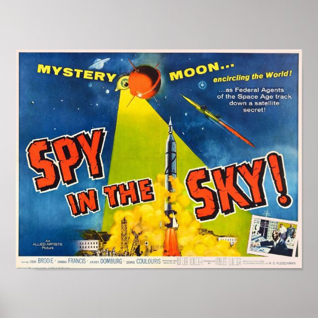 Spy in Sky Poster (Vorne)