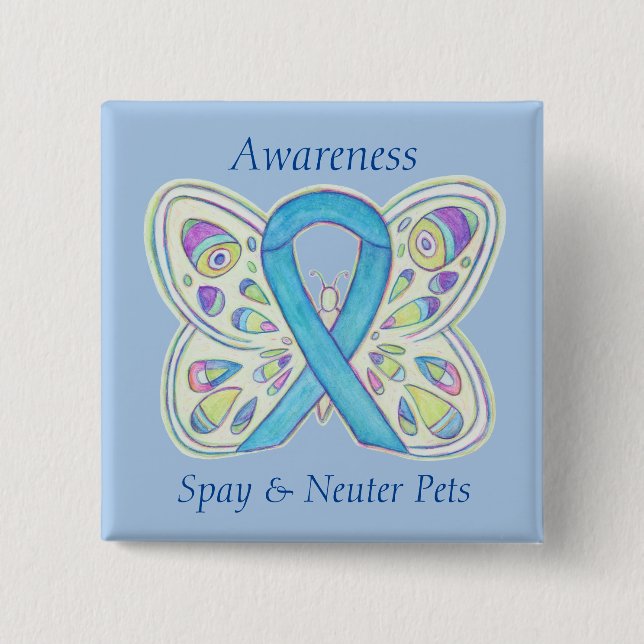 Spy/Neuter Pets Butterfly Butterfly Button (Vorderseite)