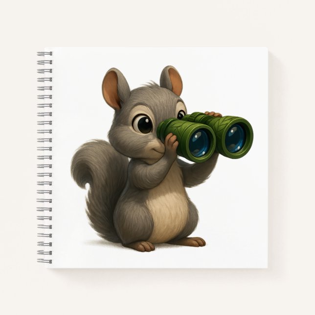 Spy-Notebook von Squirally - Spy-Equipment-Edition Notizbuch (Vorderseite)