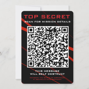 Spy Party Einladung