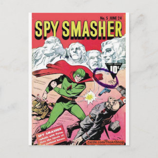 Spy Smasher Postkarte