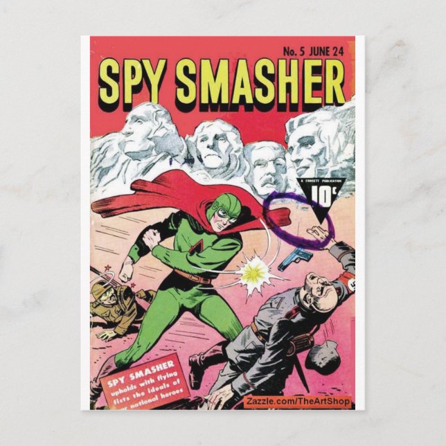 Spy Smasher Postkarte (Vorderseite)