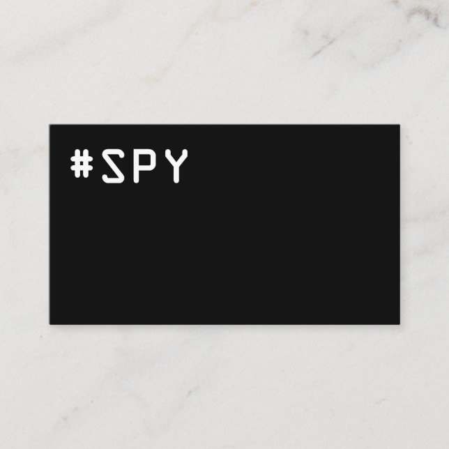 #SPY - Telefonkarte Visitenkarte (Vorderseite)