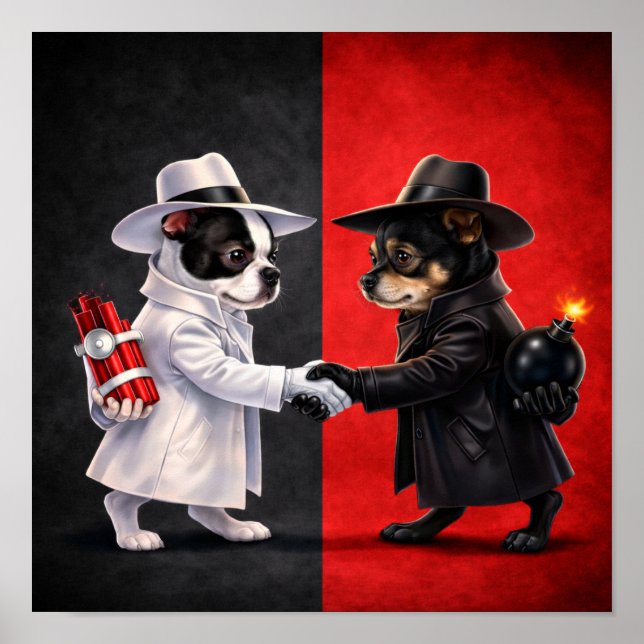 "Spy vs. Spy" (1) Poster (Vorne)