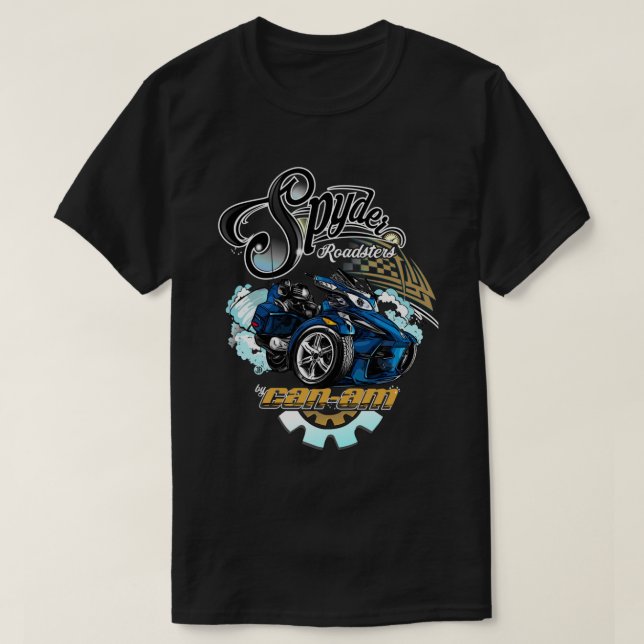 Spyder Roadsters Retro Logo Classic T - Shirt (Design vorne)