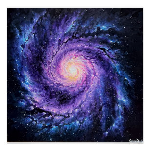 Spyralgalaxie Poster