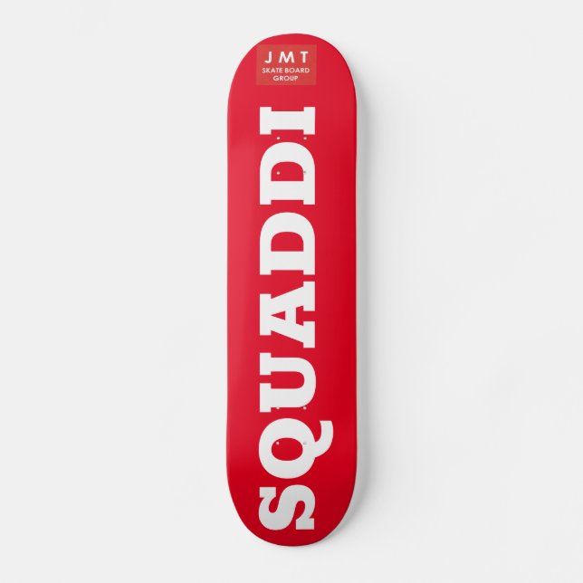 SQAUDDI Skateboard (Vorderseite)