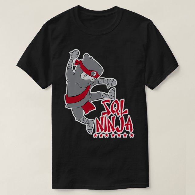 SQL Ninja T-Shirt (Design vorne)